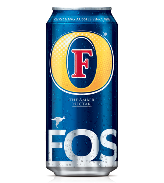Fosters Beer Can Sticker