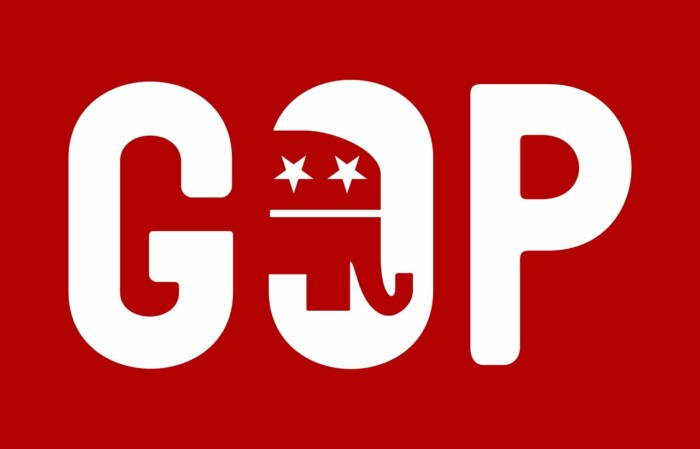 GOP Logo Die Cut Decal