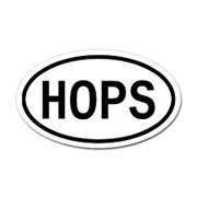 Hops Oval Decal