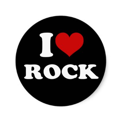 i love rock sticker