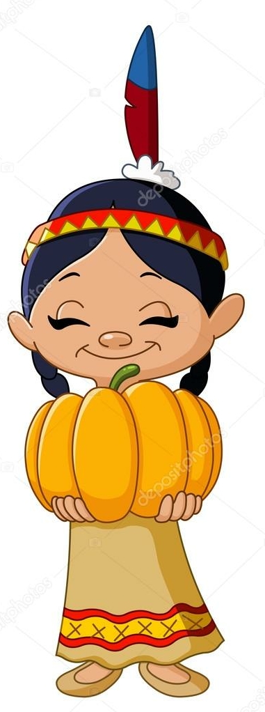 Indian harvest sticker girl