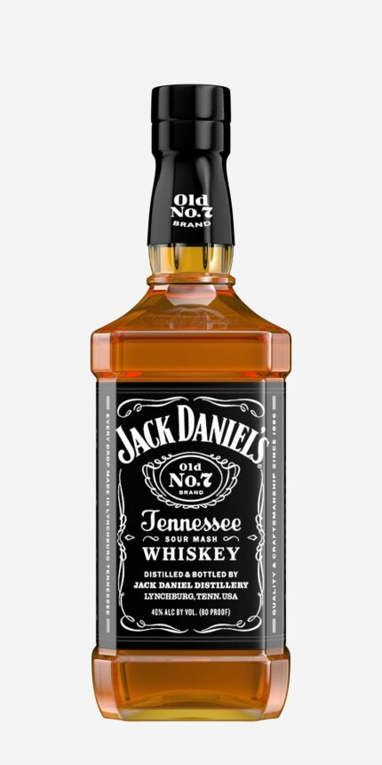 Jack Daniels Bottle Shaped Sticker