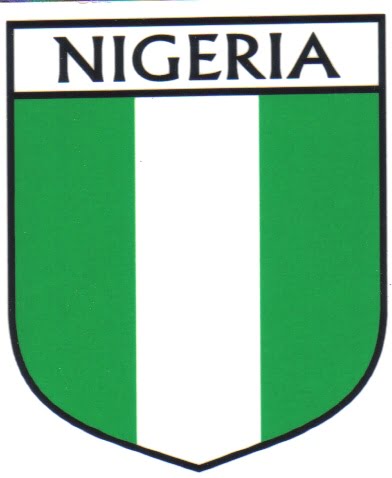 Nigeria Flag Crest Decal Sticker