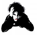 the cure robert smith sticker 2