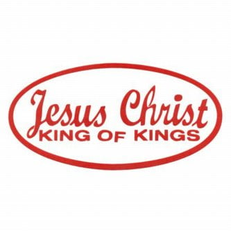 Jesus Christ is King Decal