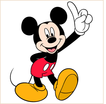 Mickey Mouse Cartoon Decal 04