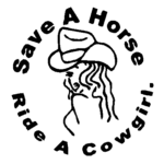Ride Cowgirl Vinyl Sticker