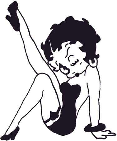 Betty Boop Decal 4