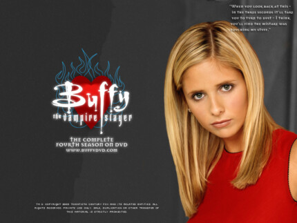 Buffy the Vampire Slayer TV Series Sticker Sarah Michelle Gellar