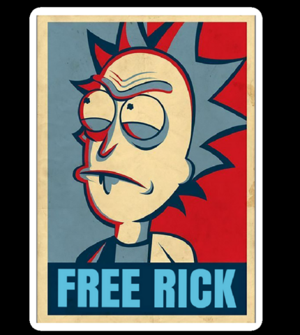 Free Rick Sticker