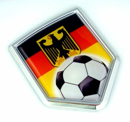 Germany Soccer 3D Adhesive Auto Emblem