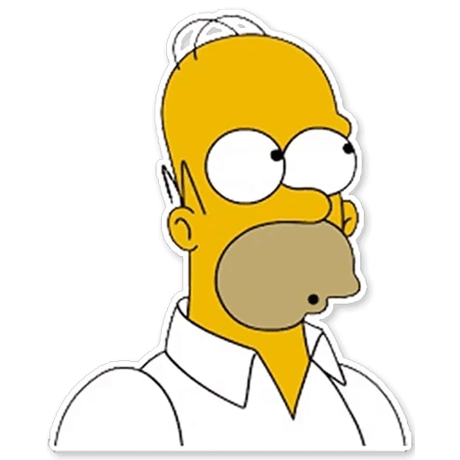 Homer simpson-OOH sticker