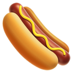 hot-dog emoji