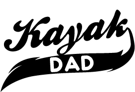 Kayak Dad Sport Spirit Decal