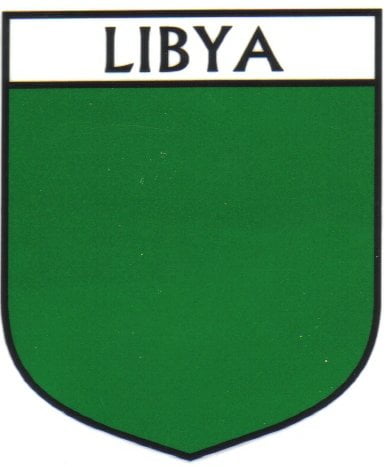 Libya Flag Crest Decal Sticker
