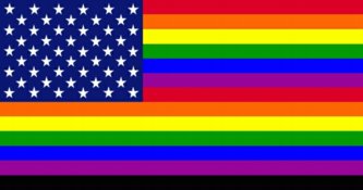 mourning & protest pride flag