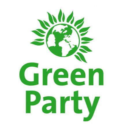official-green-party-political car-sticker