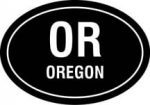 Oregon Oval Decal
