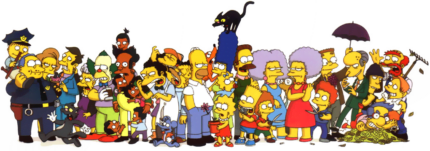 Simpsons Cast Decal 2