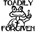 TOADILY Forgiven Die Cut Vinyl Decal Sticker