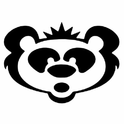 03c Panda Head Decal