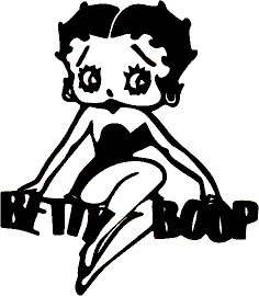 Betty Boop Decals 17