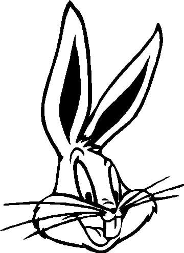 Bugs Bunny Looney Toon Sticker