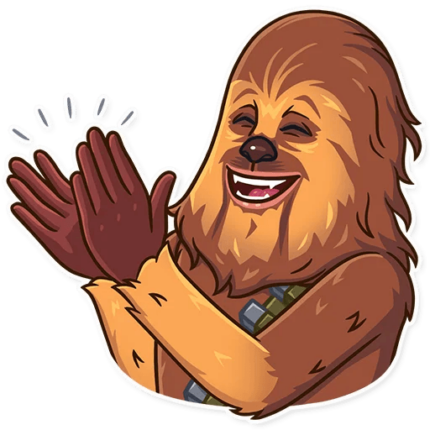 chewbacca wookiee star wars sticker 1