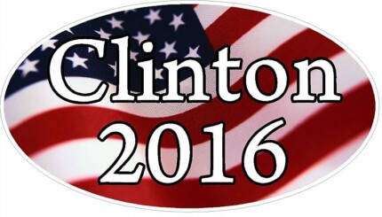 Clinton 2016 Patriotic Oval