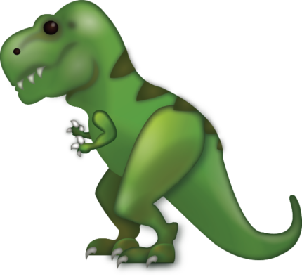 DINOSAUR Tyrannosaurus_Rex_Iphone_Emoji