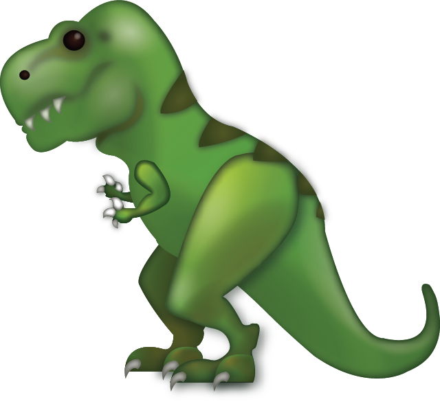 DINOSAUR Tyrannosaurus_Rex_Iphone_Emoji