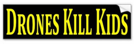 drones kill kids bumper sticker-r