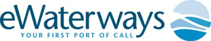 eWaterways logo sticker