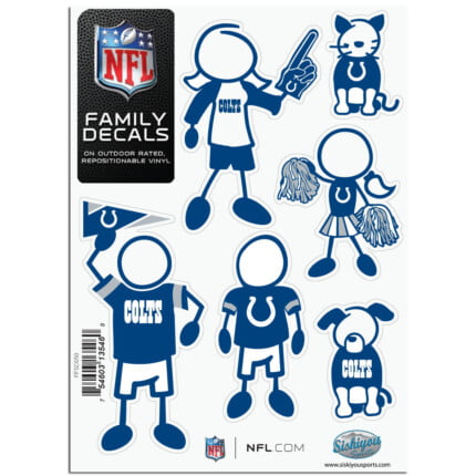 Colts Stick Family Decal Pack