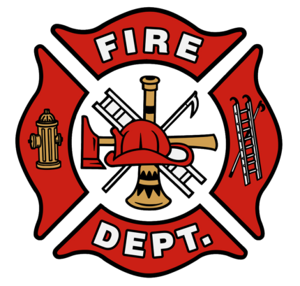 Fire-Department-Logo SHIELD COLOR STICKER