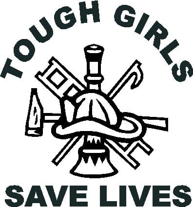 Fire Girl are Tough Decal Sticker