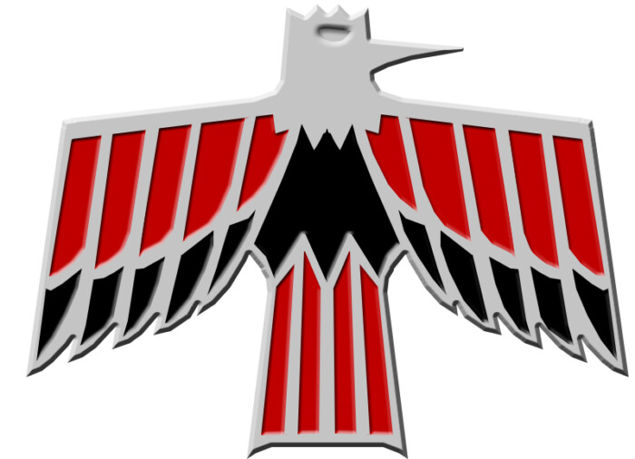 Firebird Emblem Design Color Sticker