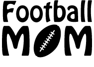 Football Mom 2 Sport Spirit Decal