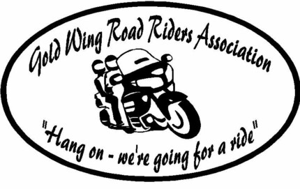 Gold Wing Road Riders Association Oval Decals