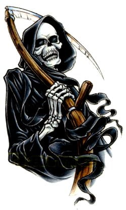 Grim Reaper Decal Sticker 1