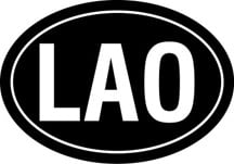 Laos Euro Sticker