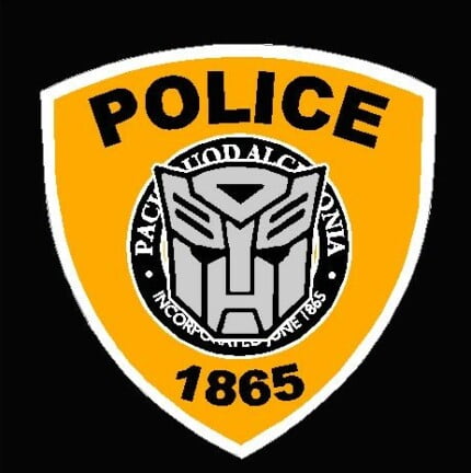 POLICE Transformer Shields Auto Yellow