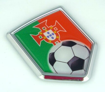 Portugal Soccer 3D Adhesive Auto Emblem