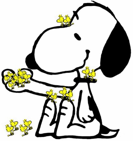 SNOOPY and Woodstock Peanuts Gang Sticker 04