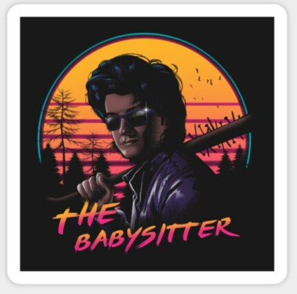 STRANGER THINGS The Babysitter Sticker