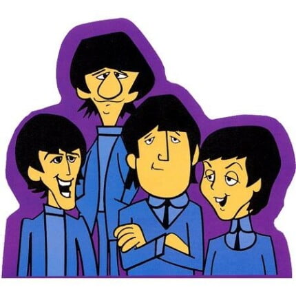 Beatles Closeup Color Digital Decal