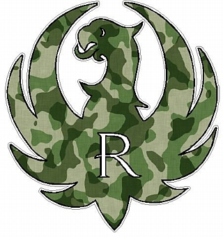 Gun Logo R - Camo Green