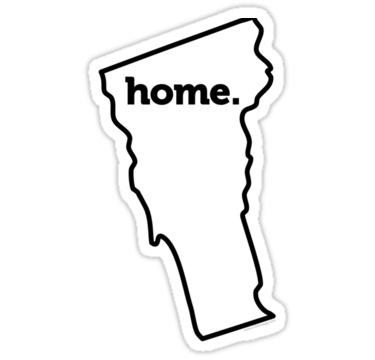 Home Vermont Sticker