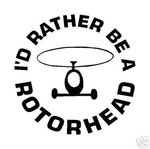Id Rather be a Rotorhead Decal