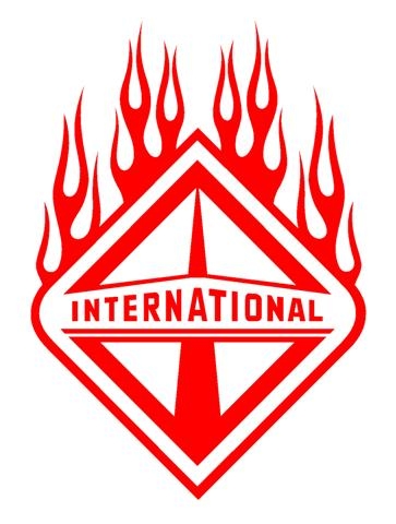 International Diesel with Flames 1